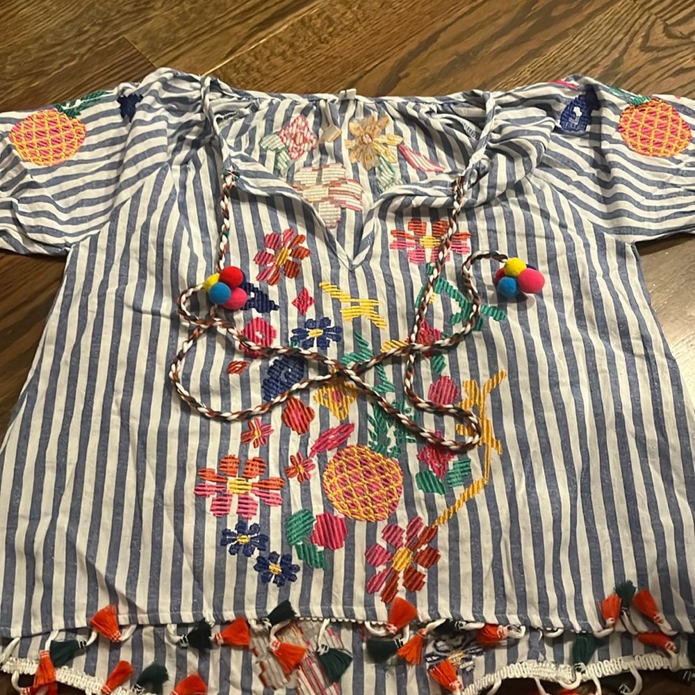 Boho Embroidered Shirt